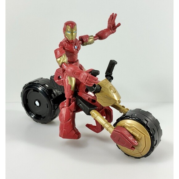 Marvel Iron man Bend and Flex Rider Bike And Action Figure Toy - Picture 8 of 10
